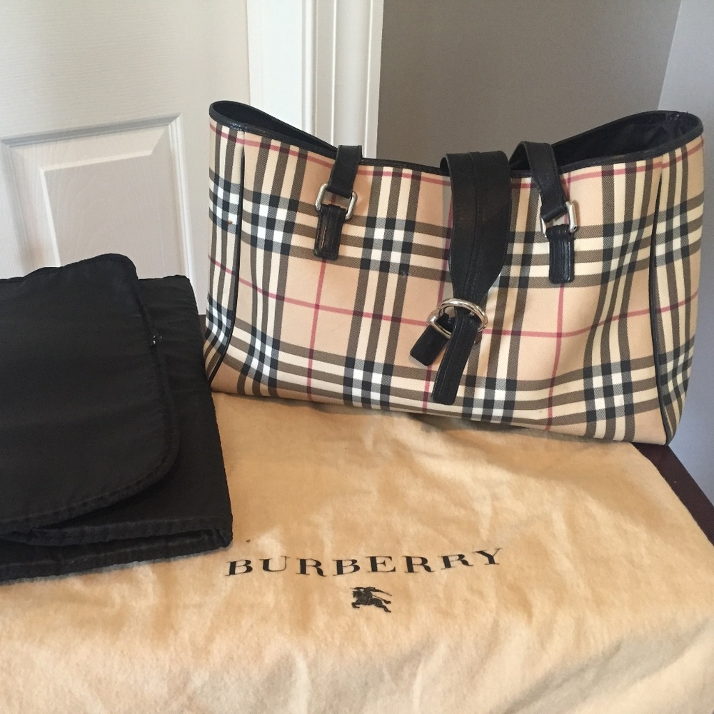 Authentic Burberry Diaper Bag